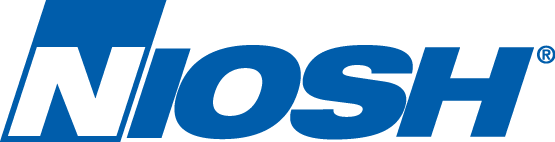 Image of the icon that represents the national institute for occupational safety and health, read as NIOSH.